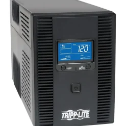 Battery Backup<Tripp Lite SmartPro 1300VA Battery, 8-Outlets, Black (SMART1300LCDT)