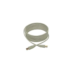 Usb Cables<Tripp Lite U022 15' USB 2.0 Type-A to Type-B Male/Male Data Transfer Cable, Beige (U022-015-BE)