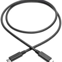 Usb Cables<Tripp Lite USB C Cable USB 3.1 Gen 2 w/ 5A Rating 20V M/M USB Type C USB Type-C USB-C 3ft 3' (U420-003-G2-5A)