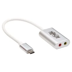 Usb Cables<Tripp Lite USB C Male/Female, Silver (U437-002)