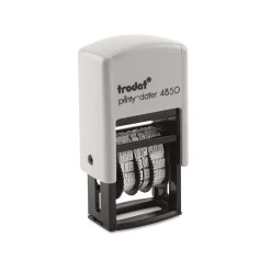 Trodat printy-dater 4850 Dater, Message/Date, Blue and Red Inks (E4850L) Hot