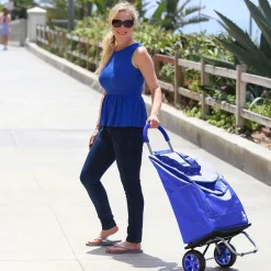 Hand Trucks & Dollies<Trolley Dolly Bigger Folding Hand Truck, 200 lb. Capacity, Blue (01-560)