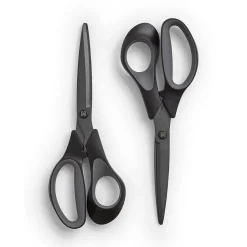 TRU RED ™ 8" Non-Stick Titanium Coated Scissors, Straight Handle, 2/Pack (TR55014) Clearance
