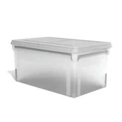 TRU RED ™ Hanging File Box, Hinge Lid, Letter Size, Clear (TR58303) Online