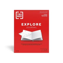 TRU RED ™ Large Explore Journal, Dotted, Black (TR58430-CC)