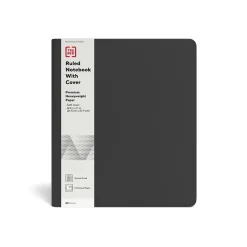 TRU RED ™ Large Folio Soft Cover Ruled Notebook, Black (TR54992) Clearance