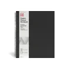 TRU RED ™ Large Soft Cover Project Planner Notebook, Black (TR54986) Clearance