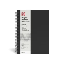 TRU RED ™ Medium Soft Cover Project Planner Notebook, Black (TR54989) Best