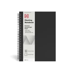TRU RED ™ Medium Soft Cover Meeting Notebook, Black (TR54988)