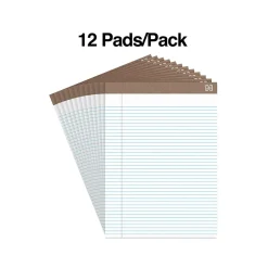 TRU RED ™ Notepad, 8.5" x 11.75", Narrow Ruled, , 50 Sheets/Pad, Dozen (TR59938/TR58187) White Best