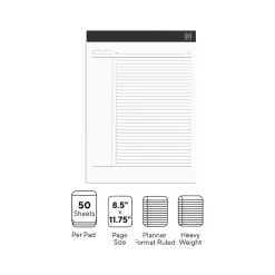 TRU RED ™ Notepads, 8.5