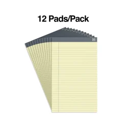 TRU RED ™ Notepads, 8.5" x 14", Wide Ruled, , 50 Sheets/Pad, 12 Pads/Pack (TR57371) Canary Discount