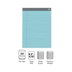 TRU RED ™ Notepads, 8.5