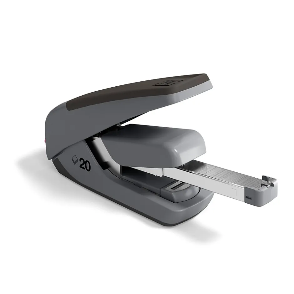 TRU RED ™ One-Touch CX4 Desktop Stapler, 20-Sheet Capacity, Black/Gray (TR58482) New