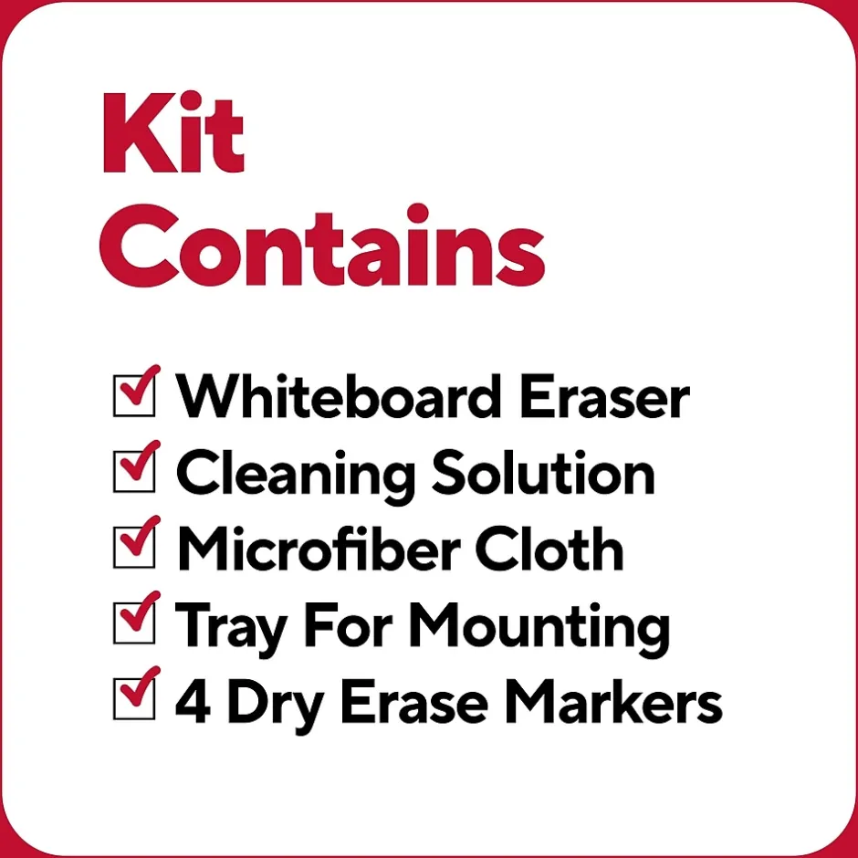 TRU RED ™ Pen Dry Erase Kit, Fine Tip, Assorted, 4/Pack (TR61743/TR56941) Best