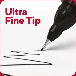 TRU RED ™ Pen Permanent Markers, Ultra Fine Tip, Black, 5/Pack (TR54525) Sale