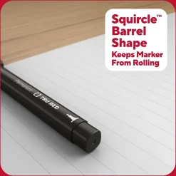 TRU RED ™ Pen Permanent Markers, Ultra Fine Tip, Black, 5/Pack (TR54525) Sale