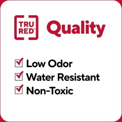 TRU RED ™ Pen Permanent Markers, Twin Tip, , 4/Pack (TR57829) Black