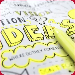 TRU RED ™ Pocket Stick Highlighter with Grip, Chisel Tip, Yellow, Dozen (TR54580) Clearance