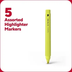 TRU RED ™ Pocket Stick Highlighter with Grip, Chisel Tip, Assorted, 5/Pack (TR54584) Outlet