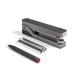 TRU RED ™ Premium Desktop Stapler Kit, 30-Sheet Capacity, Gray/Red (TR58076) Outlet
