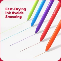 TRU RED ™ Quick Dry Gel Pens, Fine Point, 0.5mm, , Dozen (TR54472) Blue Clearance