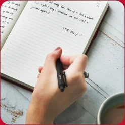 TRU RED ™ Retractable Quick Dry Gel Pen, Medium Point, 1.0mm, Black, 5/Pack (TR56952) Best