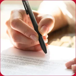 TRU RED ™ Retractable Quick Dry Gel Pen, Medium Point, 1.0mm, Black, 5/Pack (TR56952) Best