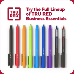 TRU RED ™ Retractable Quick Dry Gel Pen, Medium Point, 1.0mm, Black, 5/Pack (TR56952) Best