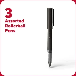 TRU RED ™ Rollerball Pens, Fine Point, Assorted Colors, 3/Pack (TR58251) Hot
