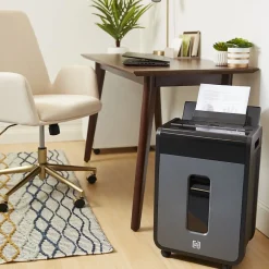 TRU RED ™ 100-Sheet Micro-Cut Autofeed Commercial Shredder (TR-NMC100AFA)* Shredders & Accessories