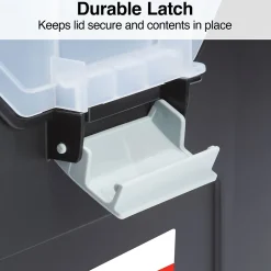 TRU RED ™ Slim Portable File Tote, Letter Size, Black, 5/Carton (TR58297CT) Clearance