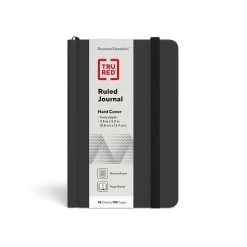 TRU RED ™ Small Hard Cover Ruled Journal, (TR54770) Black Discount