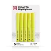 TRU RED ™ Tank Highlighter with Grip, Chisel Tip, Yellow, 5/Pack (TR54577) Sale