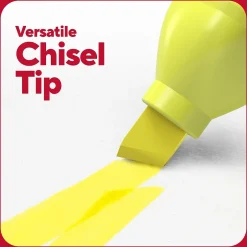 TRU RED ™ Tank Highlighter with Grip, Chisel Tip, Yellow, 5/Pack (TR54577) Sale