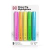 TRU RED ™ Tank Highlighter with Grip, Chisel Tip, Assorted, 5/Pack (TR54583) Outlet