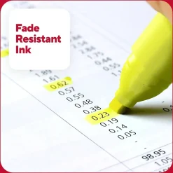 TRU RED ™ Tank Highlighter with Grip, Chisel Tip, Assorted, 5/Pack (TR54583) Outlet