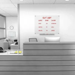 Online ™ Tempered Glass Dry Erase Board, Frosted, 4' x 3' (TR61199) Dry Erase