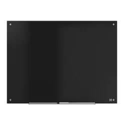 ™ Tempered Glass Dry Erase Board, Black, 4' x 3' (TR61200) Dry Erase