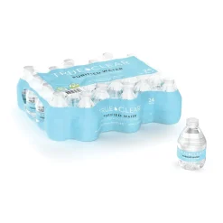 Bottled Water<True Clear Purified Bottled Water, 8 fl. oz. Bottles, 24/Carton (TC54595)