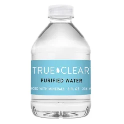 Bottled Water<True Clear Purified Bottled Water, 8 fl. oz. Bottles, 24/Carton (TC54595)