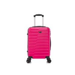 TUCCI Hardside Spinner Carry-On Luggage Set, TSA Checkpoint Friendly (S0568-03PC-FUSH)