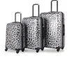 TUCCI Hardside Spinner Carry-On Luggage Set, TSA Checkpoint Friendly Animal Print (T0158-03PC-WNTR)