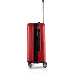 TUCCI Hardside Spinner Carry-On Luggage Set, TSA Checkpoint Friendly, Burgundy (T0269-03PC-BGDY)