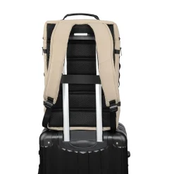 Backpacks<TUCCI Laptop Backpack, Medium, Beige (T0641)
