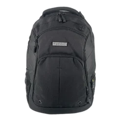 Backpacks<TUCCI Laptop Backpack, Medium, Black (T0565)