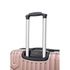 TUCCI 3-Piece Hardside Spinner Carry-On Luggage Set, TSA Checkpoint Friendly, Rose Gold (S0567-03PC-RGD)