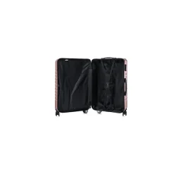 TUCCI 3-Piece Hardside Spinner Carry-On Luggage Set, TSA Checkpoint Friendly, Rose Gold (S0567-03PC-RGD)