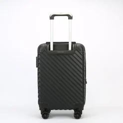 TUCCI 2-Piece Hardside Spinner Carry-On Luggage Set, TSA Checkpoint Friendly (T0293-02PC-BLK)