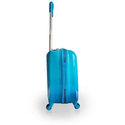TUCCI Zooland Hardside Carry-On Suitcase, 4-Wheeled Spinner, TSA Checkpoint Friendly, Blue (T0498-Zooland)